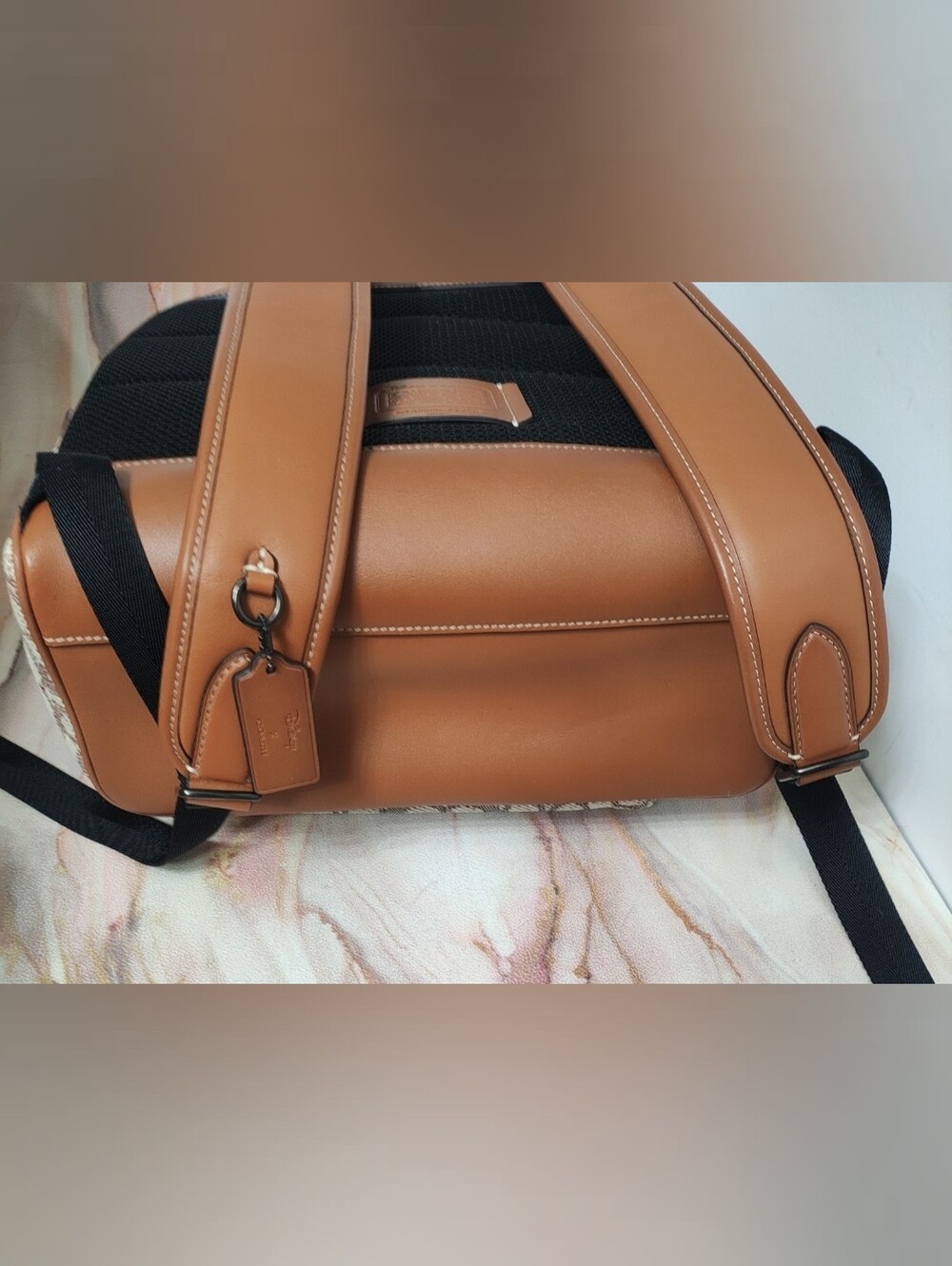 Disney X Coach C8490 Charter Backpack In Signature Textile Jacquard - Picture 5 of 12
